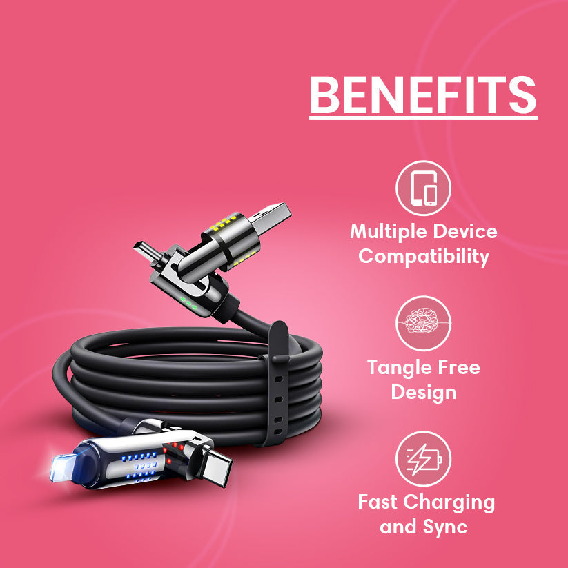 4 in 1 USB Charging Cable
